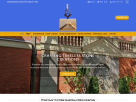 Our Stone Mason & Stone Carving artisans are highly trained in the installation and use of stone for a wide variety of architectural applications.